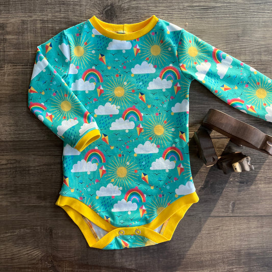 Weather clouds- bodysuit vest 12-18m