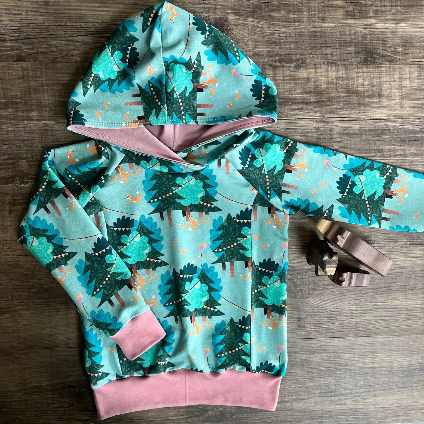 Big Flowers - Warmer Fabric - Hoodie