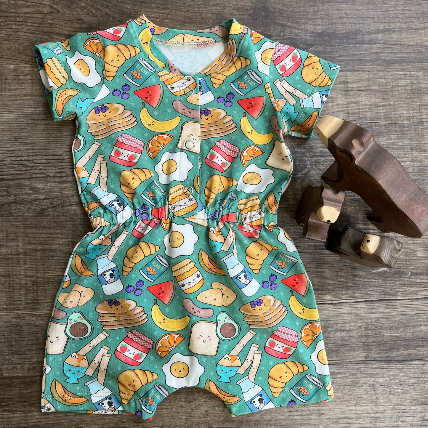 Monster Trucks - Turquoise - Playsuit