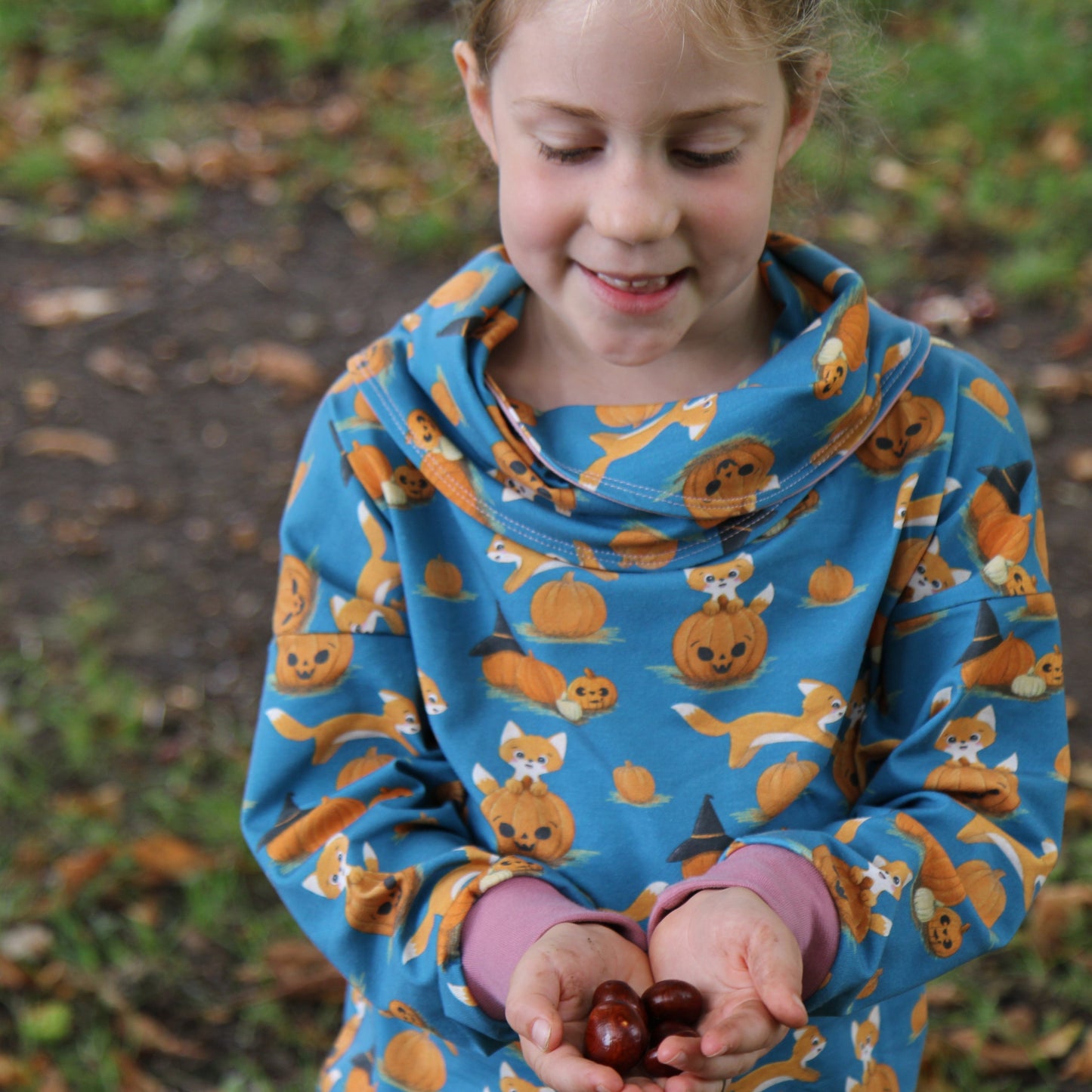 Flowers - Cosy Cowl Jumper