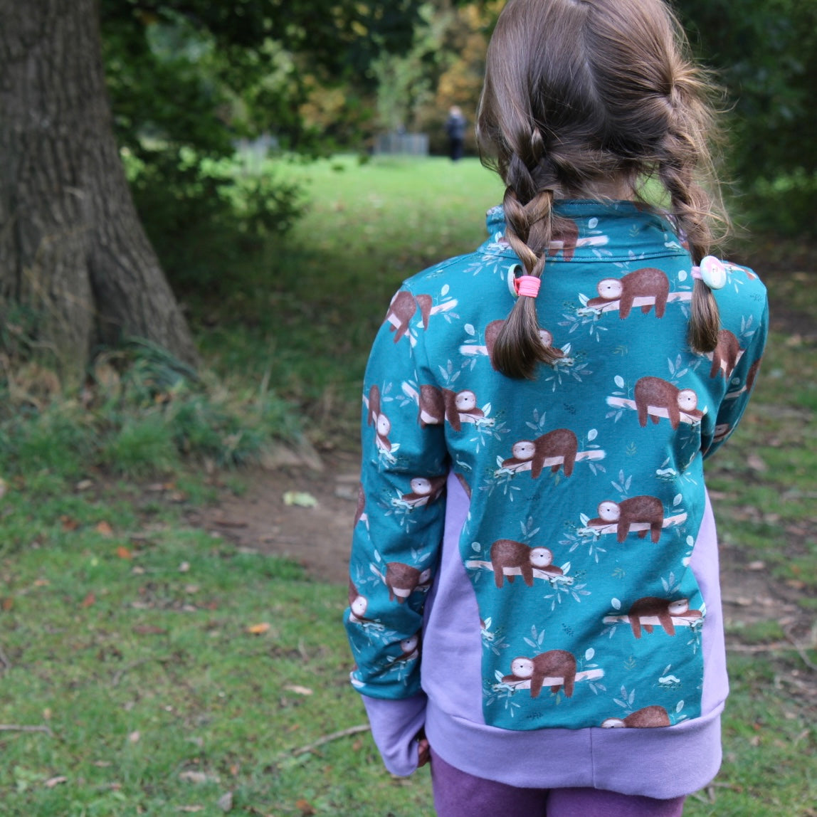 Dinosaurs- Warmer Fabric - Zip Up Jacket