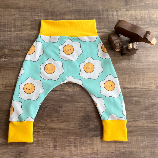 Fried Eggs - Harem Trousers Ready to Post - 6-12m