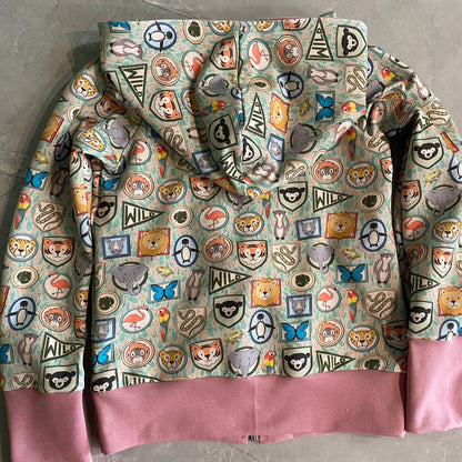 Dinosaurs- Warmer Fabric - Zip Up Jacket