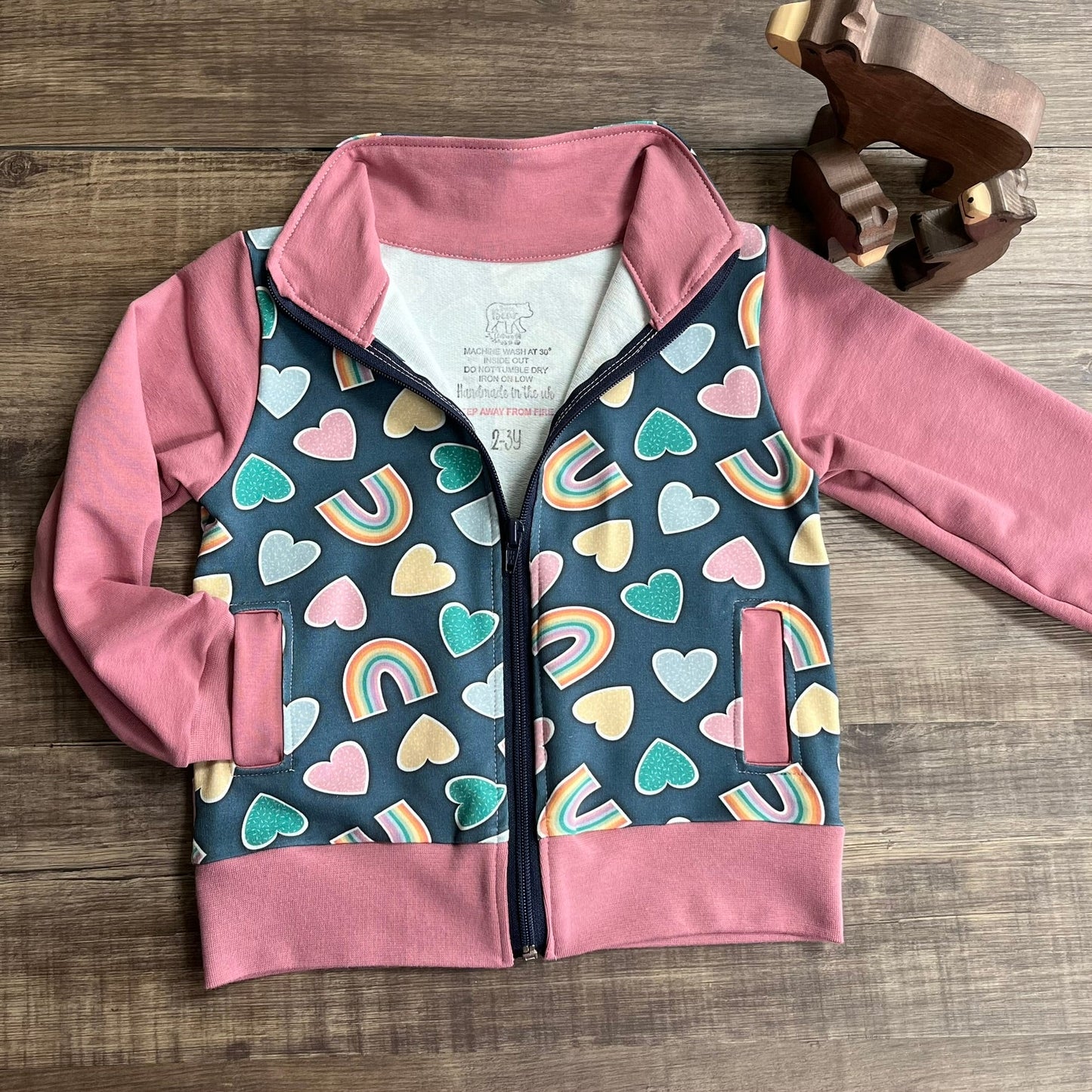 Dinosaurs- Warmer Fabric - Zip Up Jacket