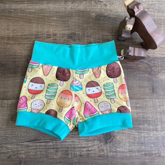 Ice Creams - Lemon - Shortie Shorts - Ready to post