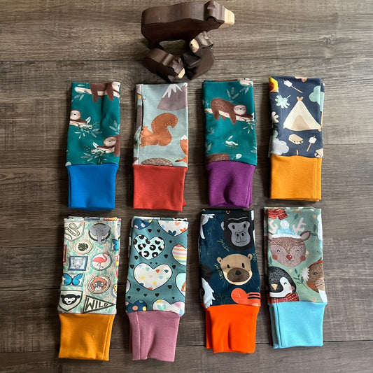 Wrist Warmers (warmer fabrics) - 6-9 Years - ready to post