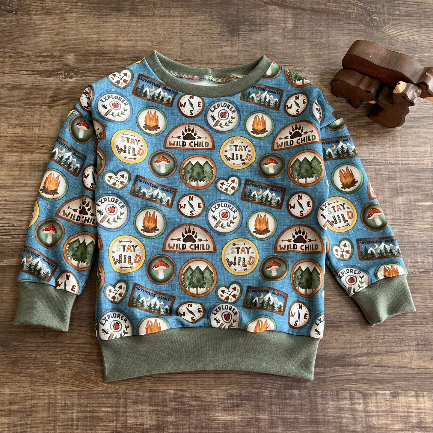 Dinosaurs- Warmer Fabric - Jumper