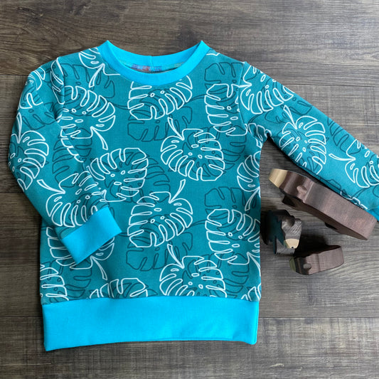 Big Leaves Jumper - 12-18m