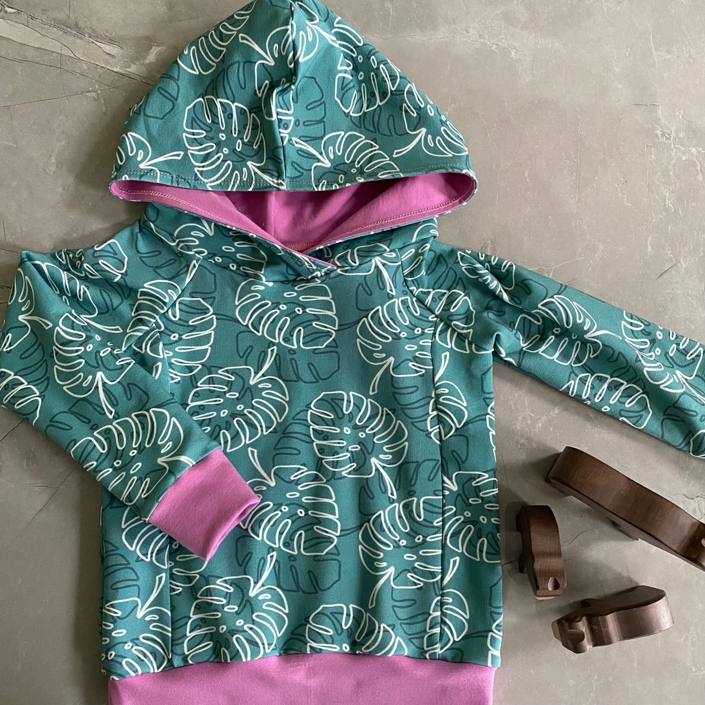 Big leaves - Warmer Fabric - Hoodie