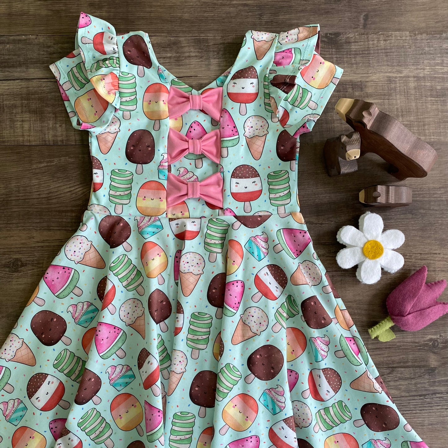 Fruit - Bow Back Dress