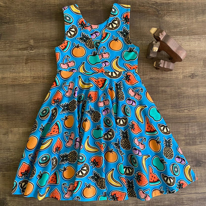 Fruit - V Back Dress